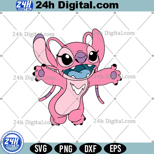 Cute Lilo and Stitch SVG