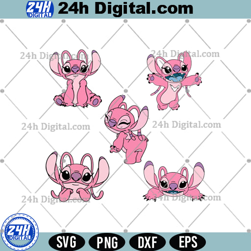 Cute Lilo and Stitch SVG Bundle