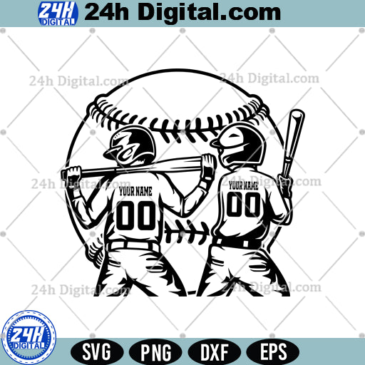 Baseball Player Svg