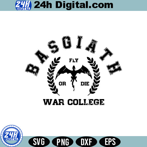 Basgiath War College Fly or Die SVG