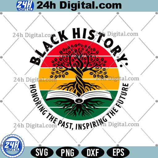 Black History Tree Svg