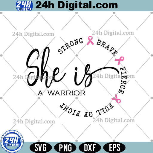 Breast cancer awareness SVG, Hope fight cure SVG for Cricut & Silhouette