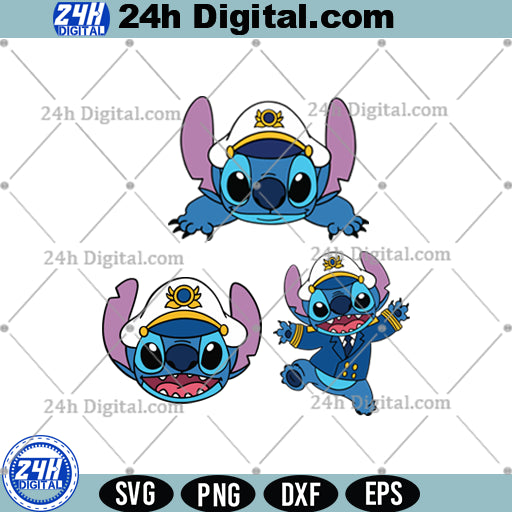 Pirate Stitch SVG Bundle