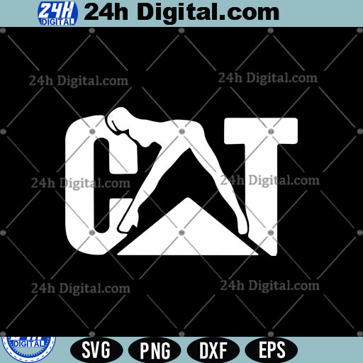 Cat Tractor SVG