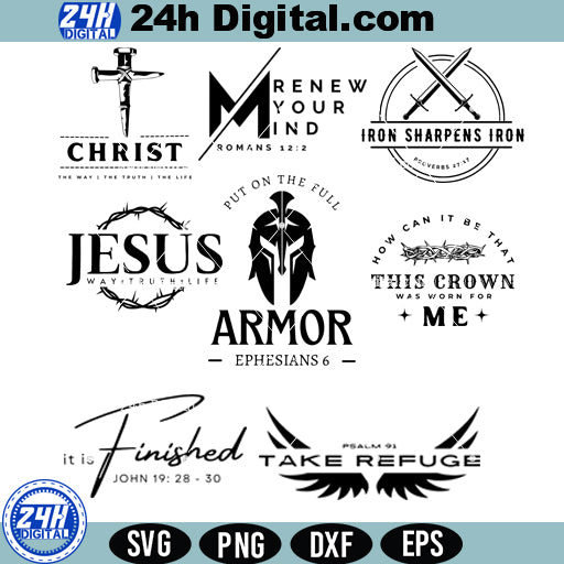 Inspirational Christian SVG Bundle