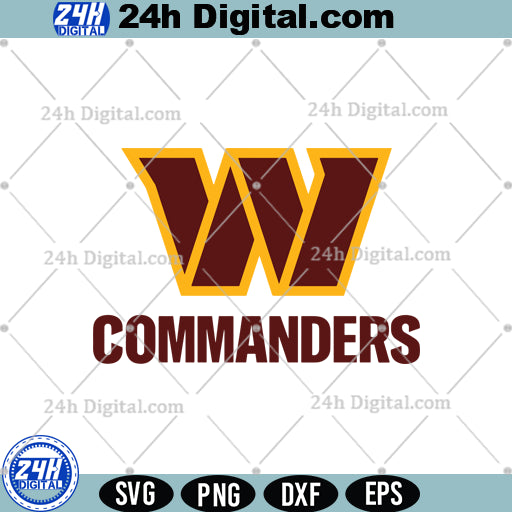 Washington Commanders SVG