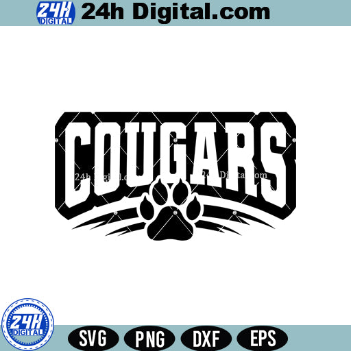 Cougar Claw SVG