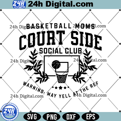 Court Side Social Club Svg