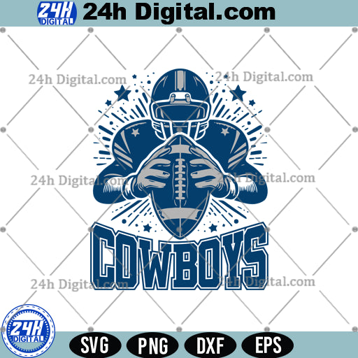 Dallas Cowboys SVG, Western Cowboys SVG for Instant Download