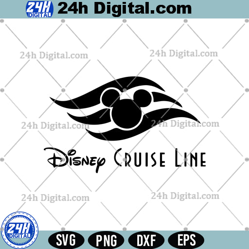 Mickey Disney Cruise Line SVG