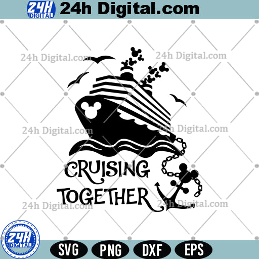 Disney Mickey Cruise SVG