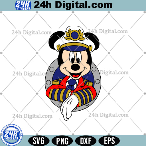 Mickey Mouse Cruise Ship SVG