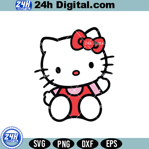 Cute Kawaii Cat Svg