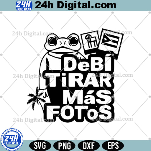 Debi Tirar Mas Fotos SVG