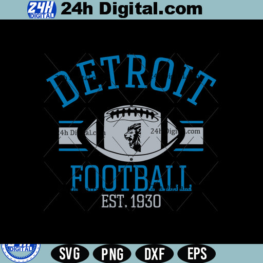 Lions Football SVG