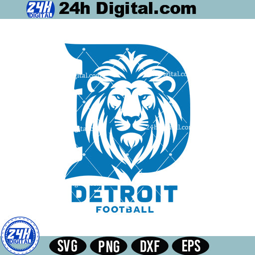 Detroit Sports Logo SVG