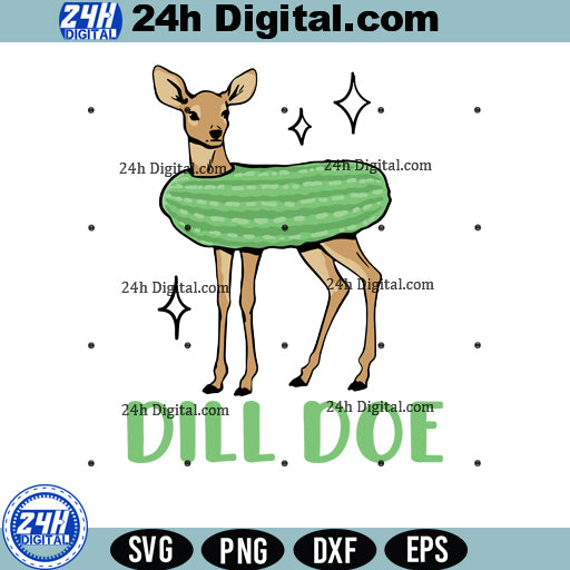 Cute Dill Pickle Clipart SVG