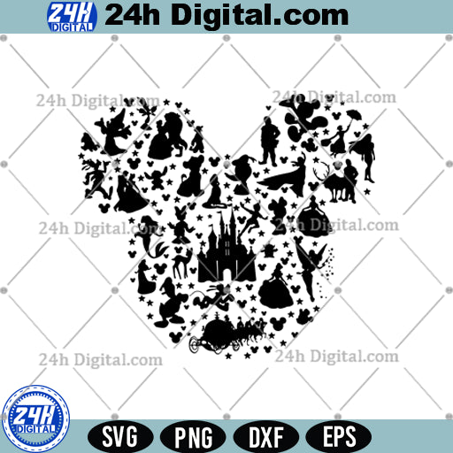 Mickey Mouse Ear SVG