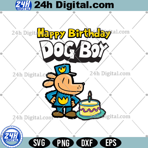 Happy Birthday Dogboy Svg