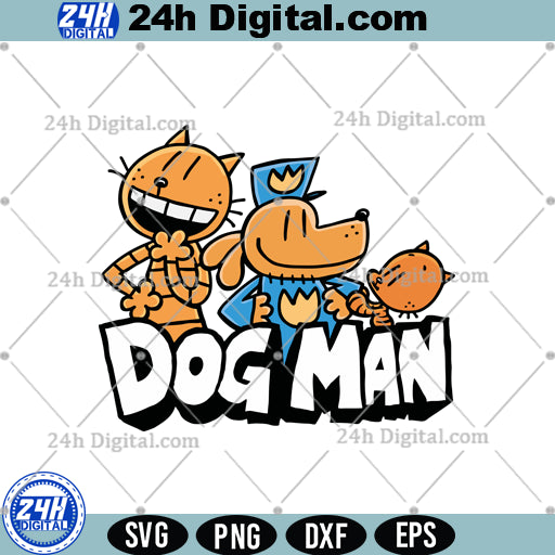 Dog Man SVG