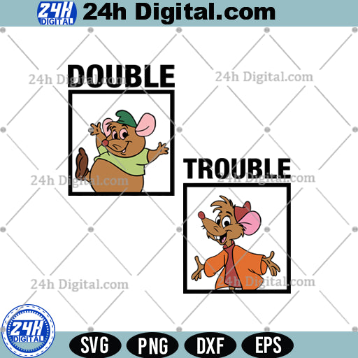 Double Trouble SVG Cut Files