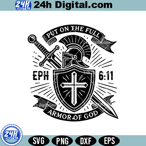 Full Armor of God Ephesians 6 SVG