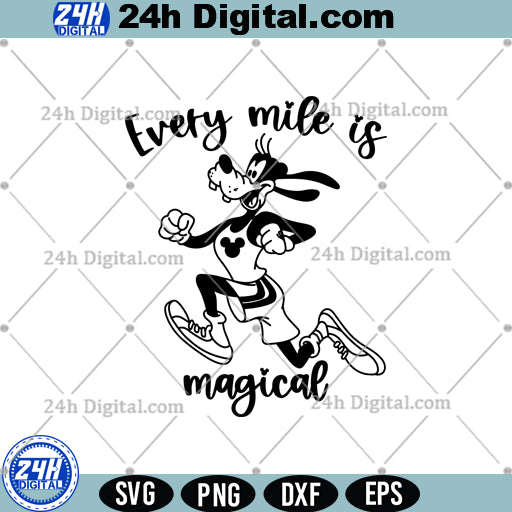 Magical marathon SVG