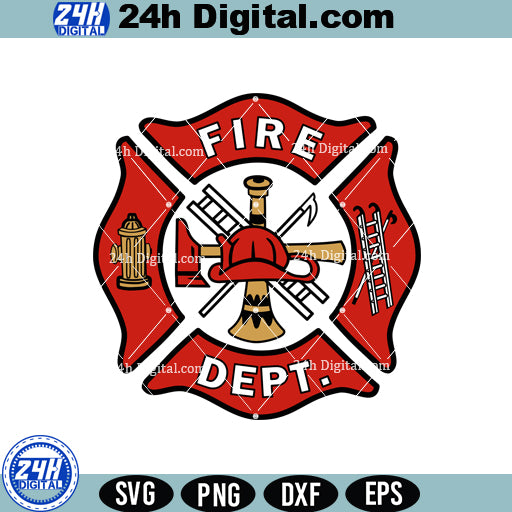 Firefighter Logo SVG