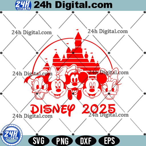 Disney 2025 Trip SVG