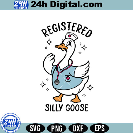 Silly Goose Nurse SVG