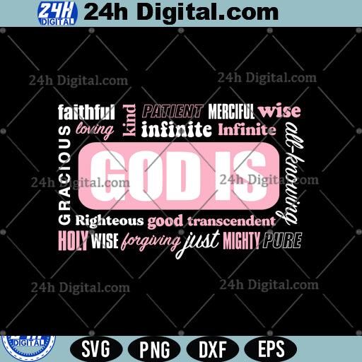 God Is SVG Png