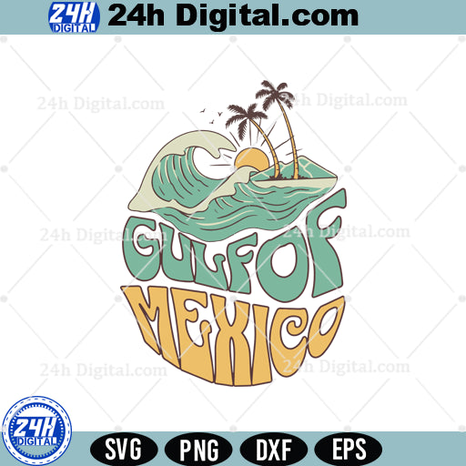 Vintage Mexico Map SVG