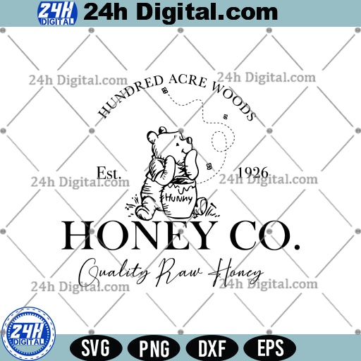 Honey Co Bear Svg