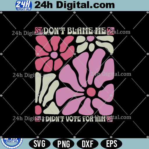 Retro Wildflowers Svg, Feminist Svg for Instant Download