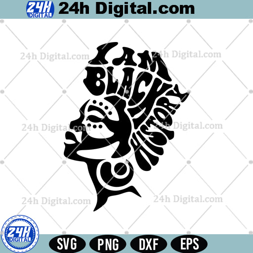 Black Lives Matter Svg, Afro Woman Svg for Instant Download