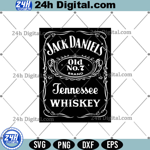 Jack Daniels Label SVG Cut File