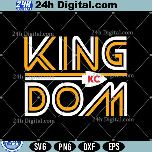 Chiefs Kingdom SVG, KC Sports Fan SVG, Instant Download