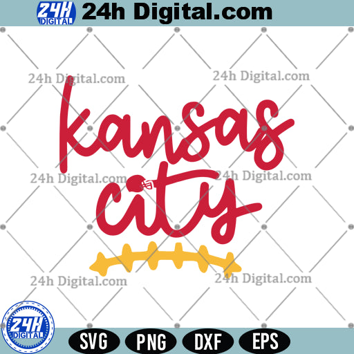 Kansas City football SVG