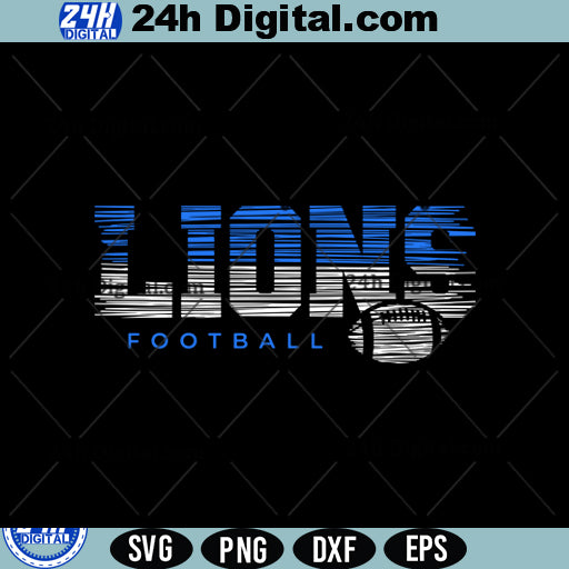 Lions Football SVG