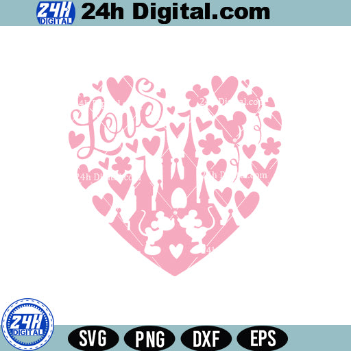 Valentine’s Castle SVG