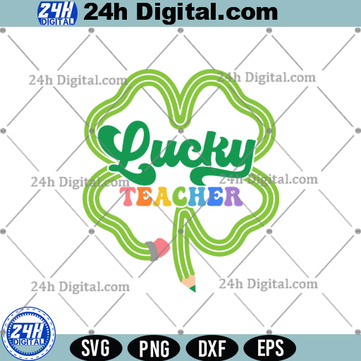 Lucky Teacher SVG