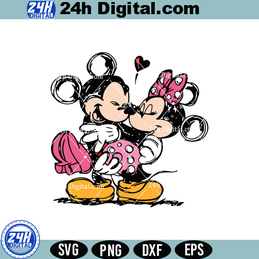 Disney Hearts and Mickey Gloves Svg