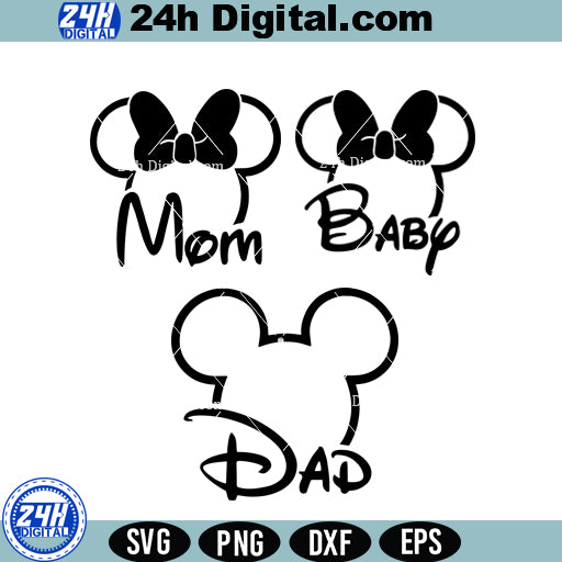 Disney Family Trip SVG Bundle