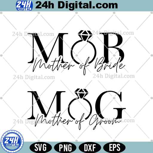 Mother of the Groom Svg, Wedding SVG for Instant Download