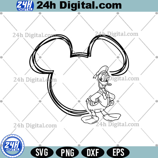 Disney Mickey Mouse Friends SVG