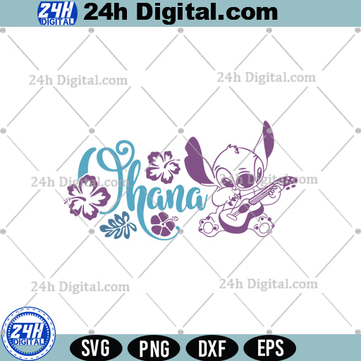 Stitch Ohana Svg