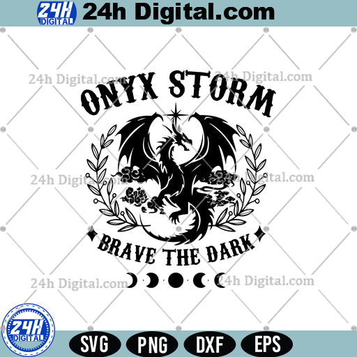 Basgiath War College Svg, Onyx Storm Silhouette SVG, Instant Download