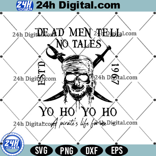 Dead Men Tell No Tales SVG