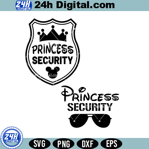 Princess Security Svg