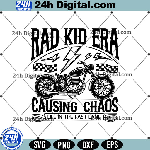 Rad Kid Era Svg